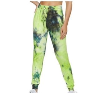 NWT Tie Dyed Smocked Waist Joggers Medium